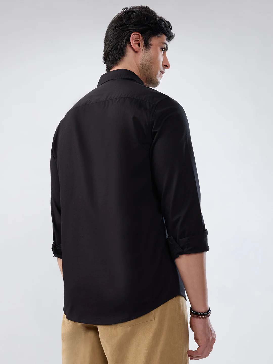 Jet Black Oxford Luxe Shirt - Image 6