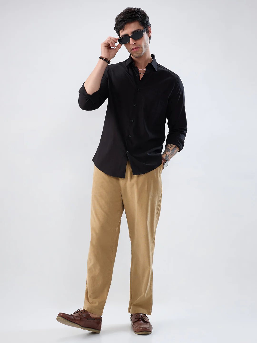 Jet Black Oxford Luxe Shirt - Image 7