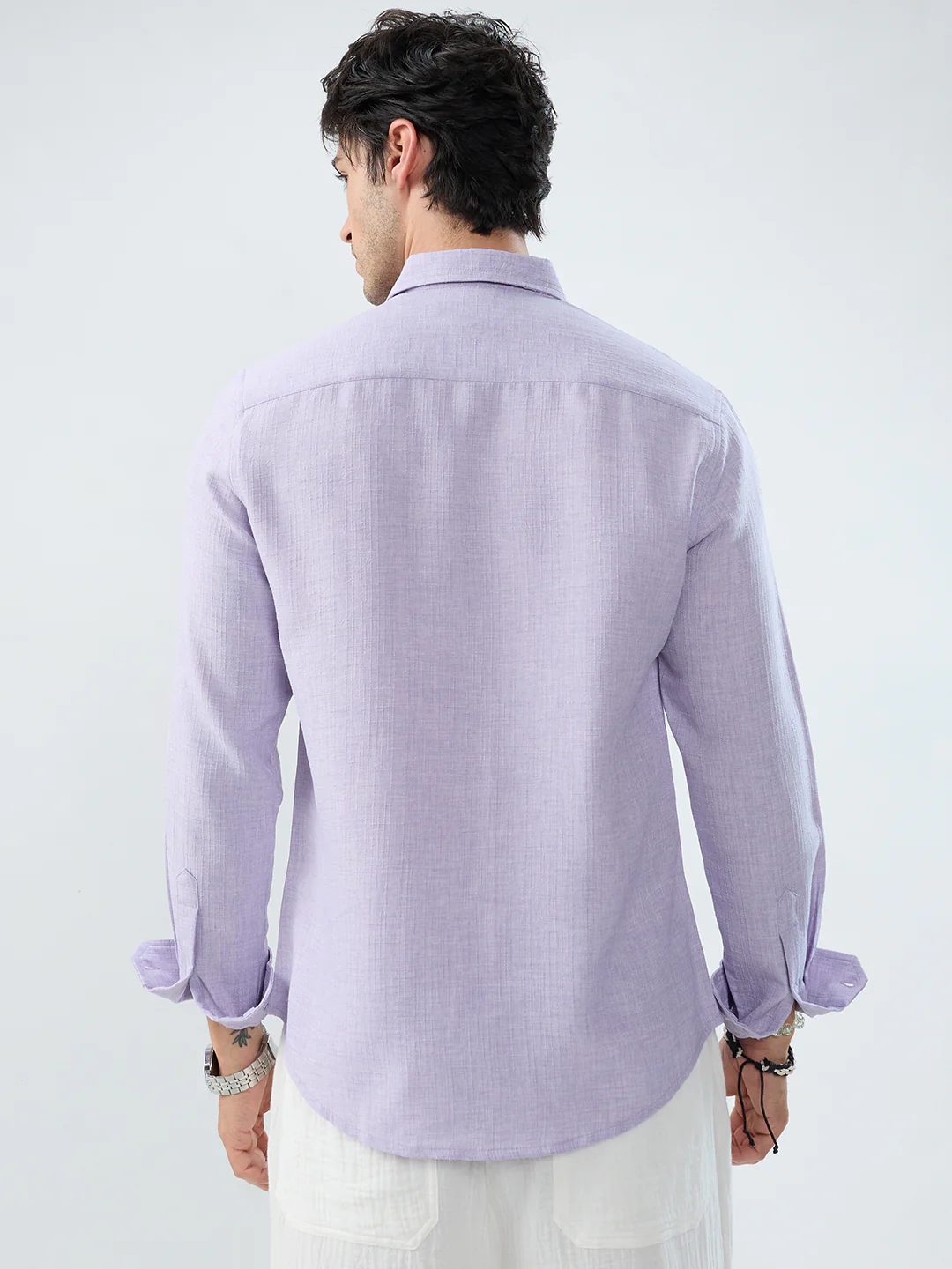 Lavender Mist Everyday Textured Shirt - Image 8