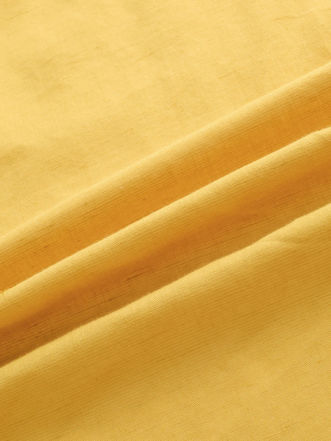 Luxe Mustard Contrast Stitch Linen Blend Boxy Fit Crop Shirt - Image 9