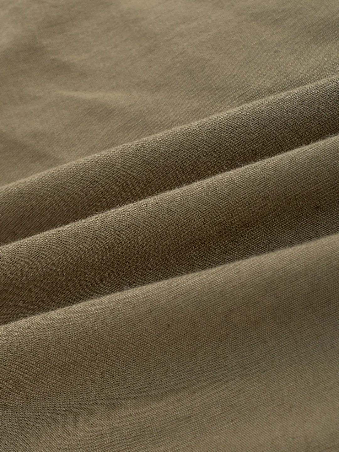 Luxe Olive Fine Sheer Linen Blend Kurta - Image 3