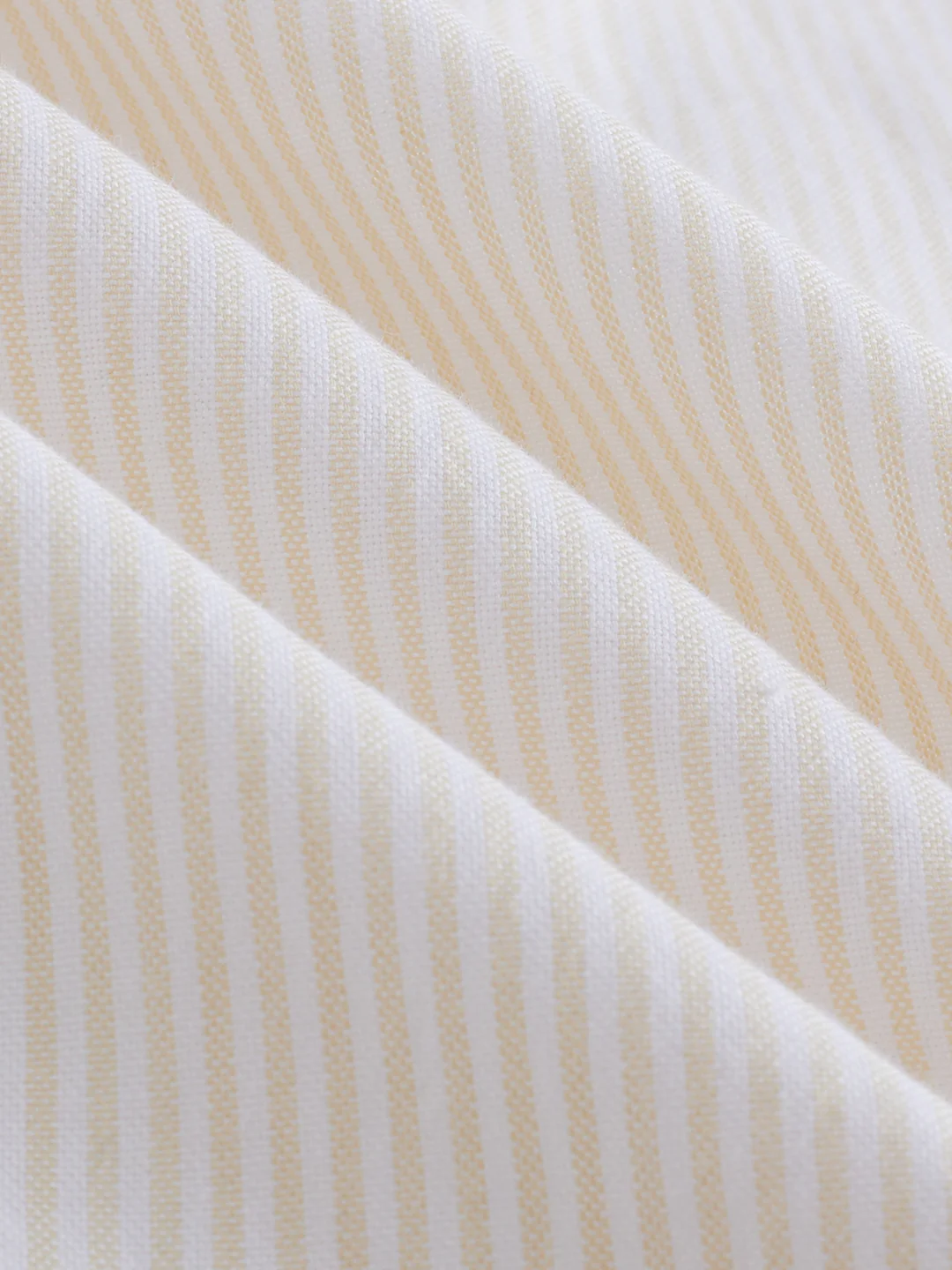 Mellow Yellow Pinstripe Button-Down Collar Shirt - Image 9