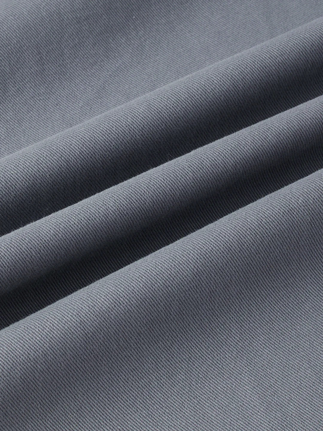 Metallic Grey Contrast Stitch Double Pocket Overshirt - Image 8