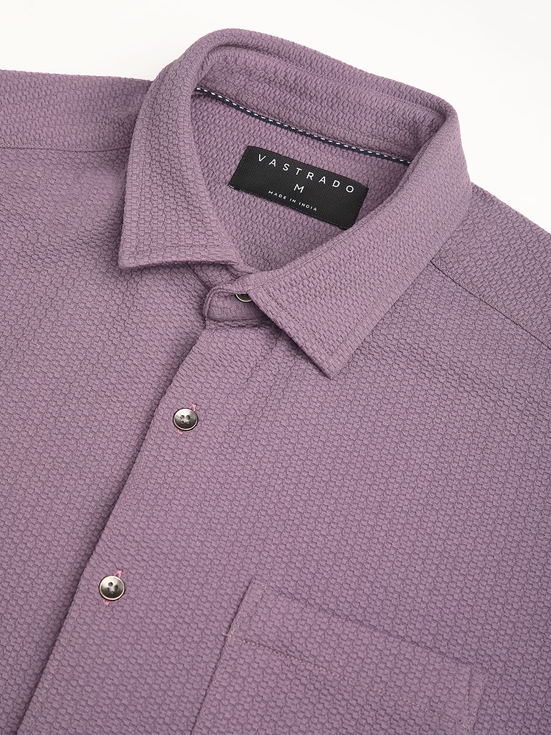 Meticulous Lilac Jacquard Shirt - Image 3