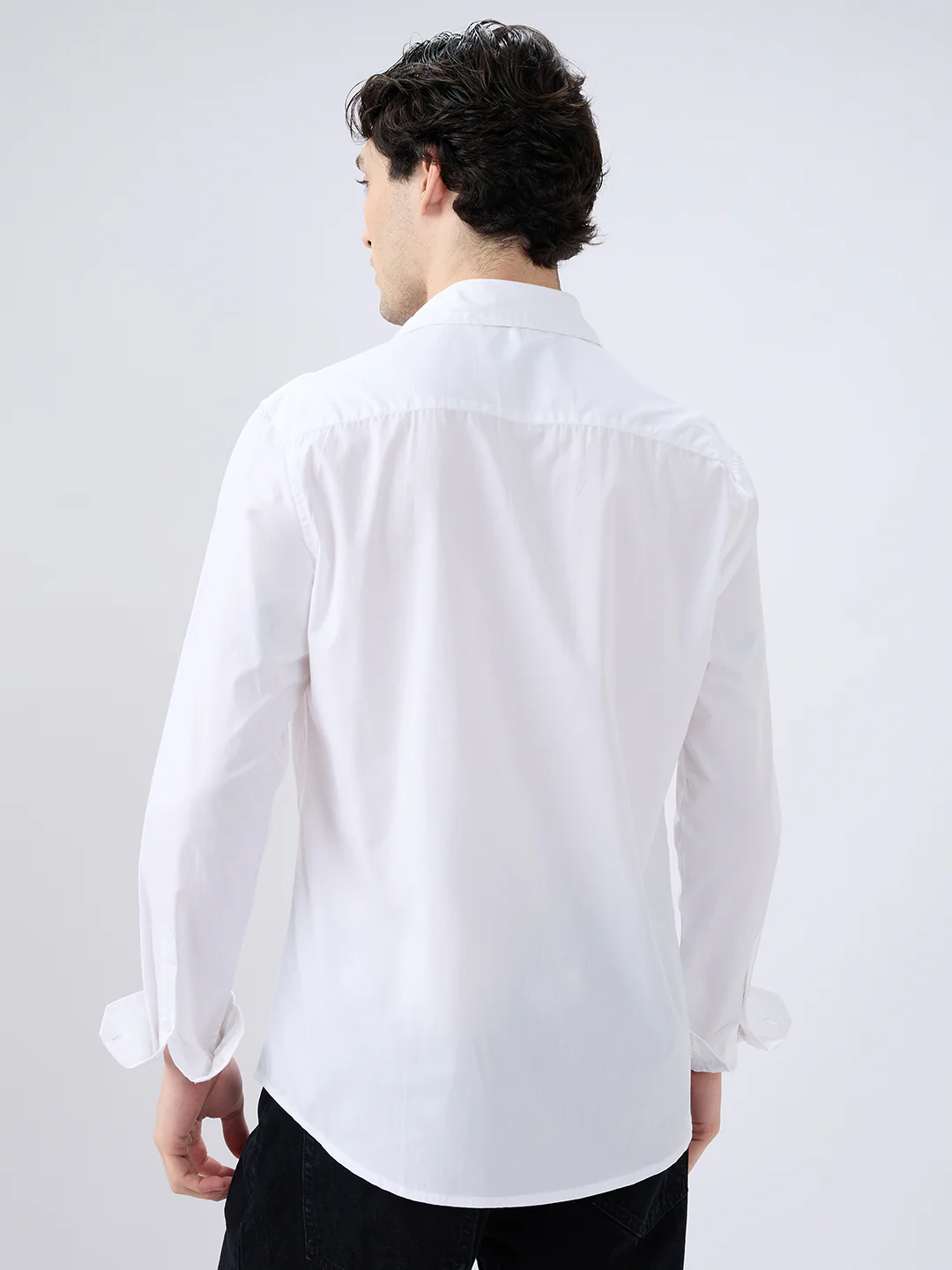 Minimal White Essentials Shirt - Image 6