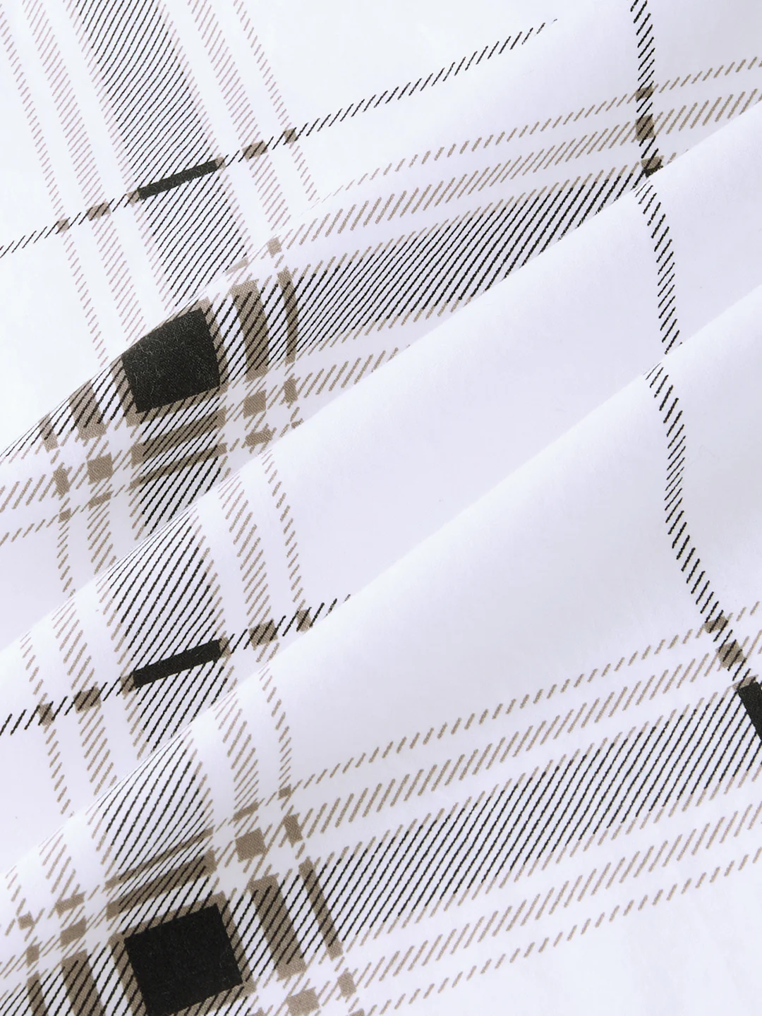 Morning Brew Neutral Checks Shirt - Image 8