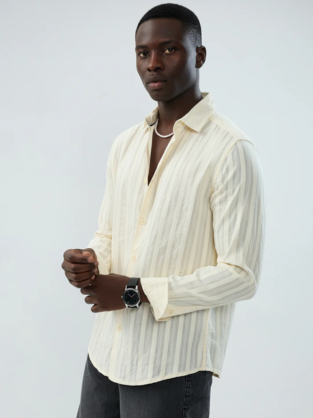 Morning Glow Sunwashed Stripe Shirt - Image 5