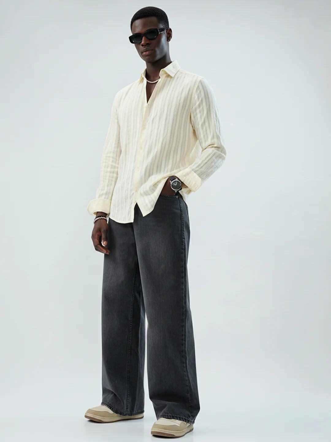 Morning Glow Sunwashed Stripe Shirt - Image 7