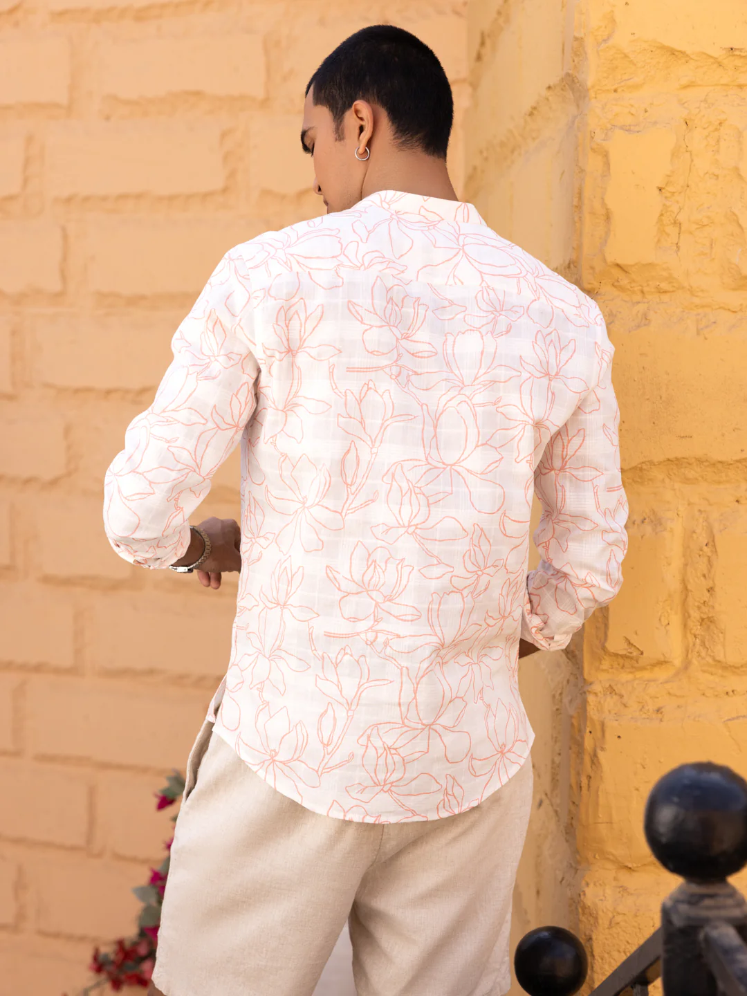 Morning Mist Bloom Printed Kurta - Image 5