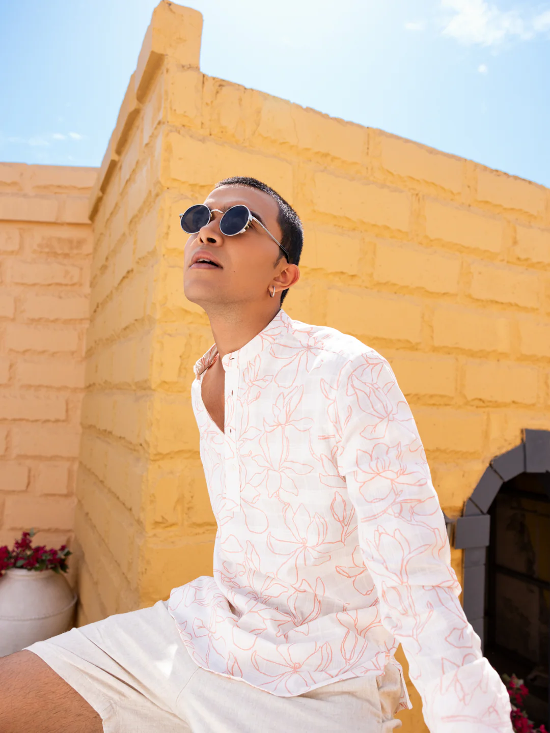 Morning Mist Bloom Printed Kurta - Image 6