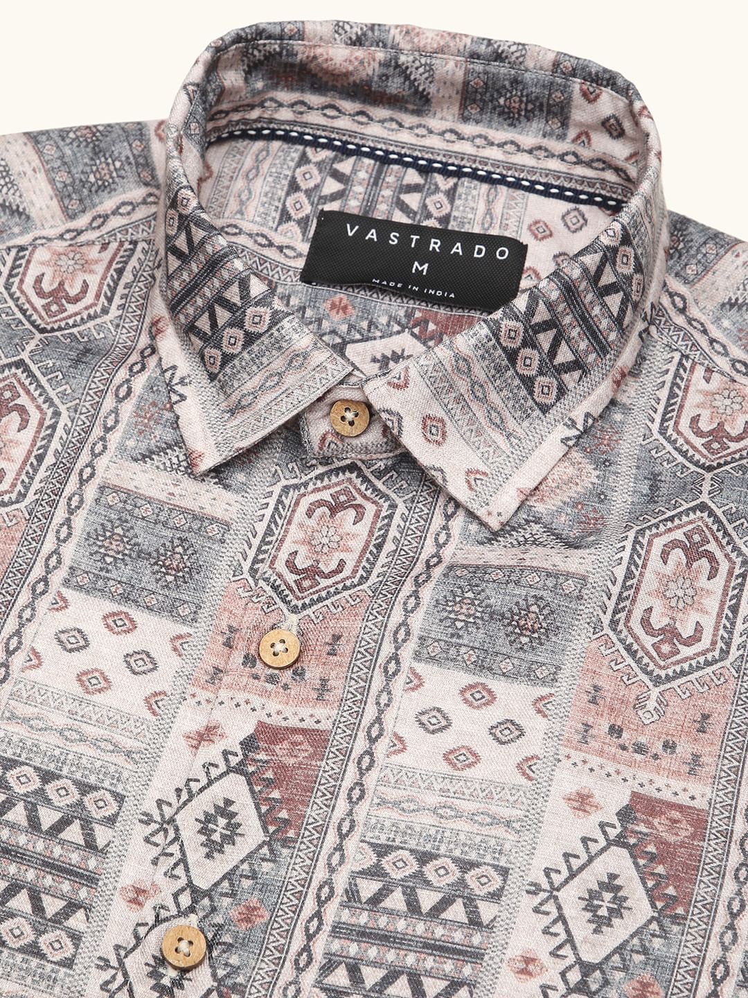 Motifs Printed Multicolour Shirt - Image 3