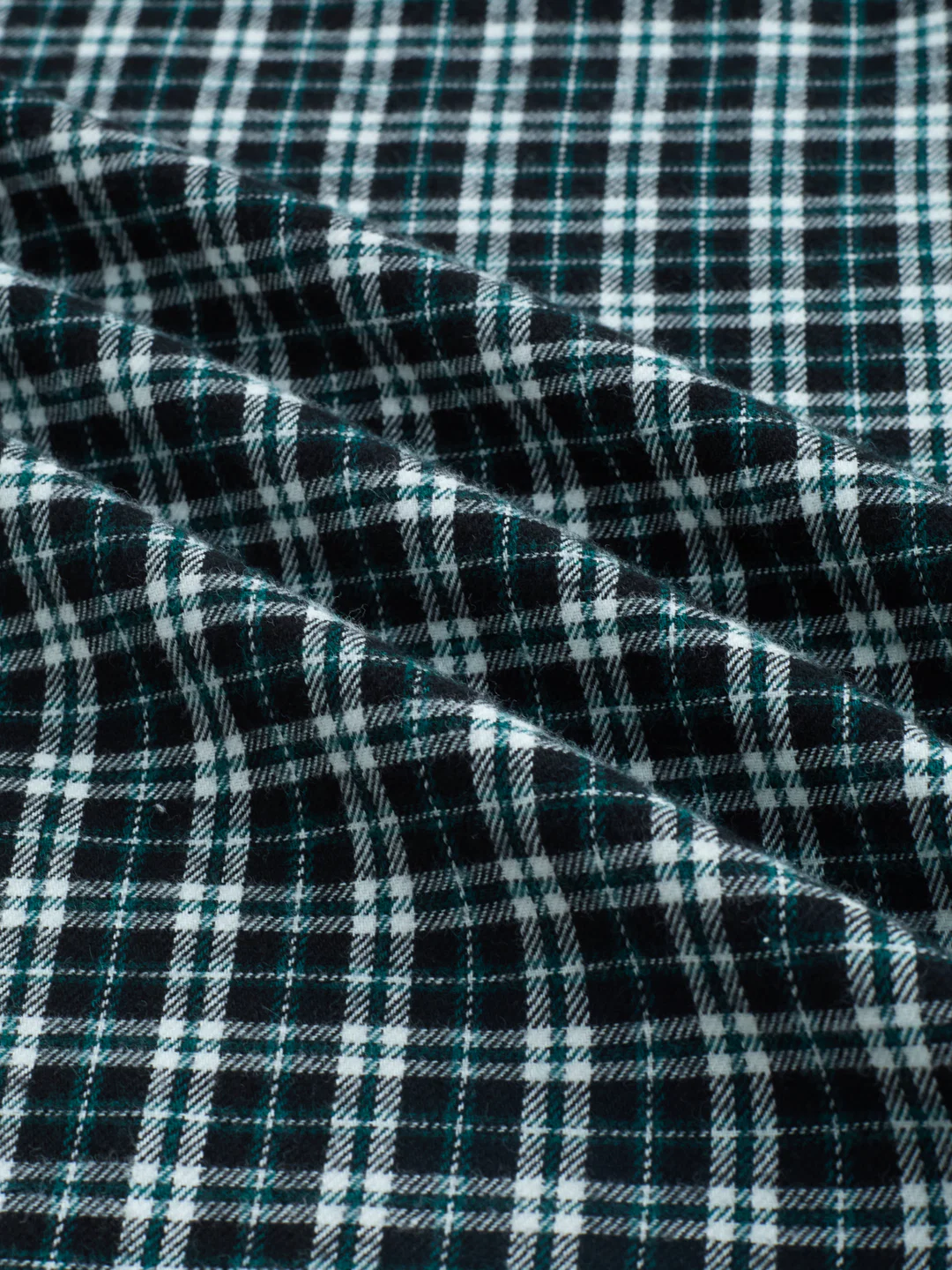 Multi Shepherd’s Check Boxy Fit Crop Flannel Shirt - Image 8
