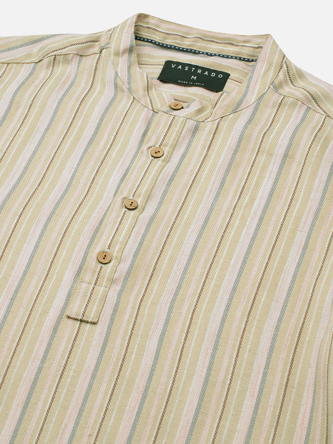 Multicolor Vertical Striped Kurta - Image 4