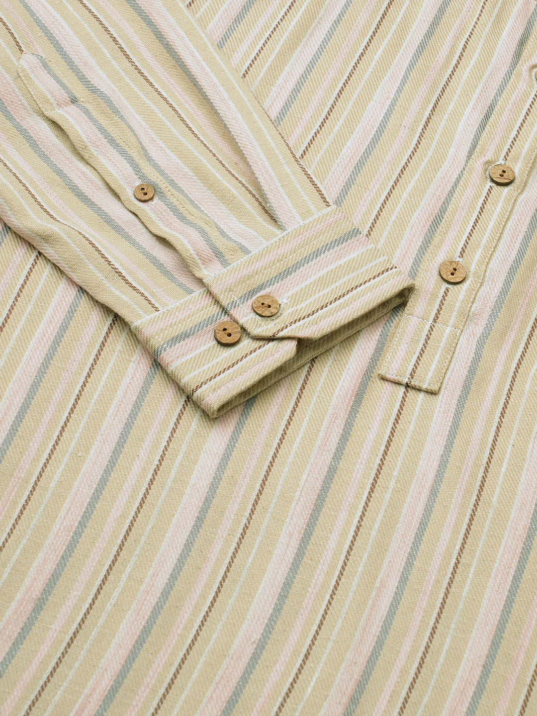 Multicolor Vertical Striped Kurta - Image 8