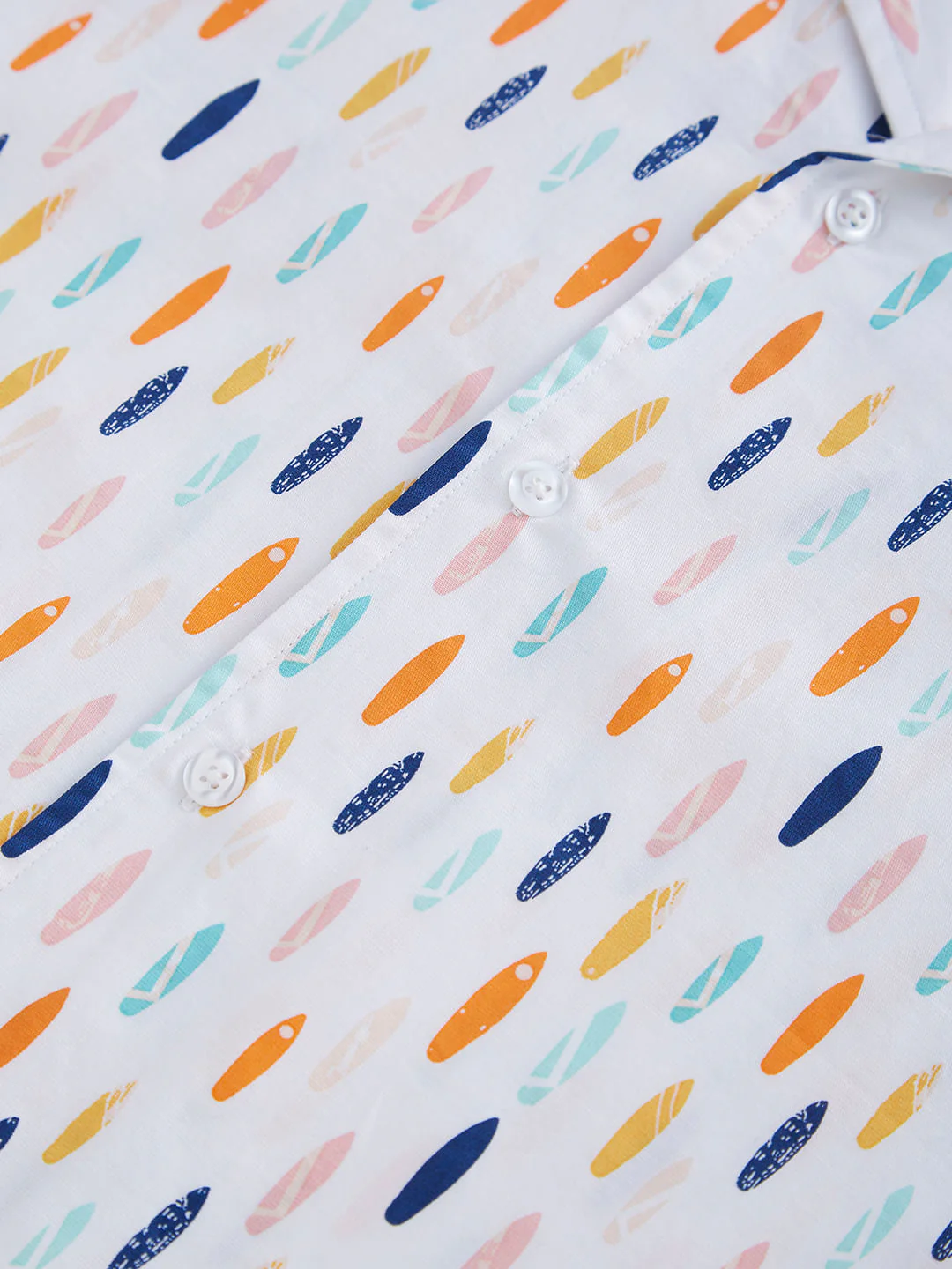 Multicolour Abstract Printed Oversized Shirt - Image 3