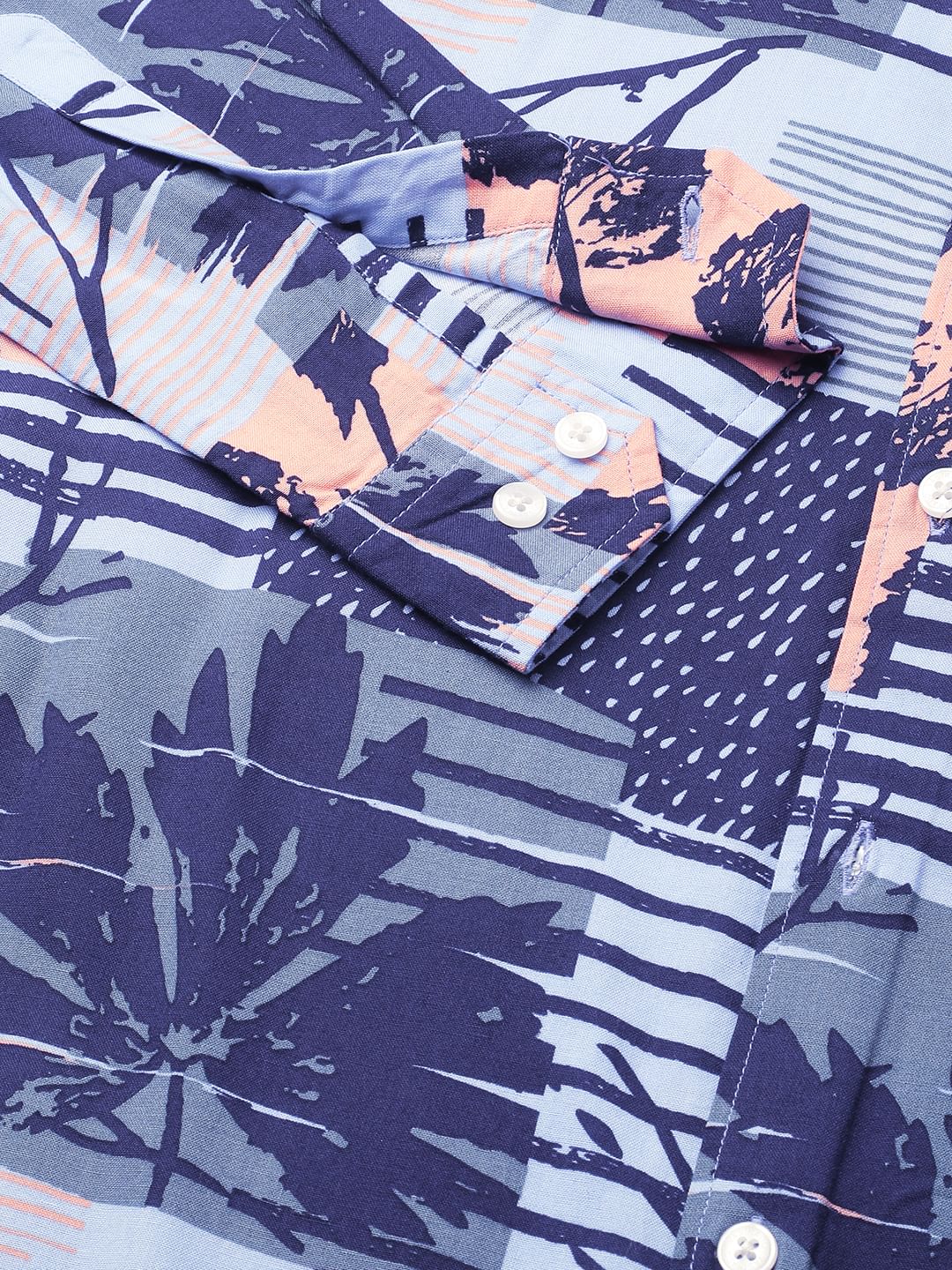 Multicolour Abstract Printed Shirt - Image 10