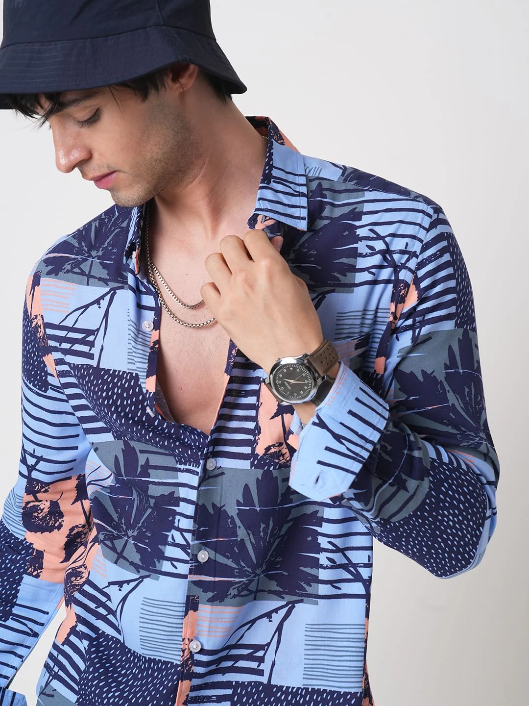 Multicolour Abstract Printed Shirt - Image 2