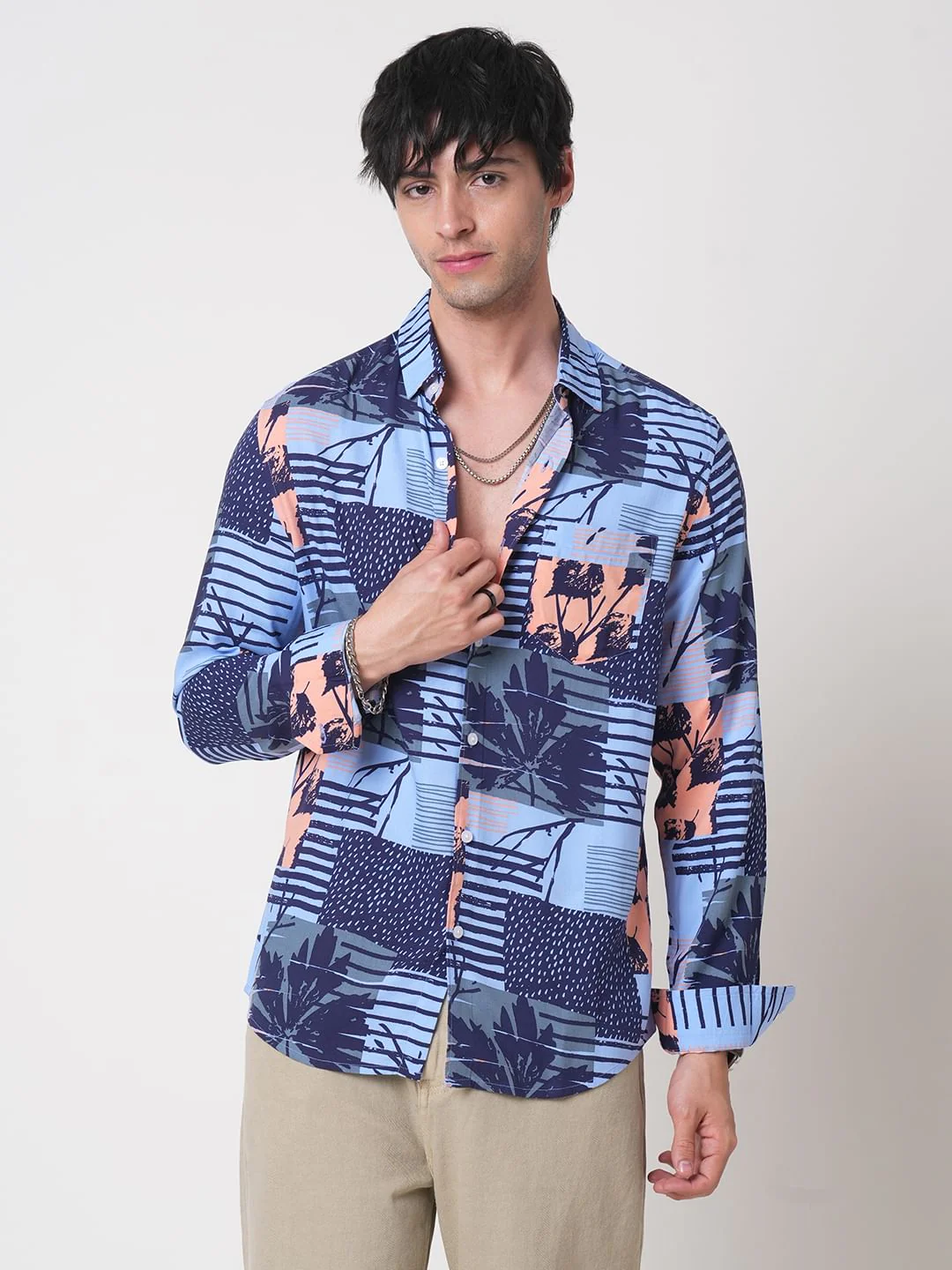 Multicolour Abstract Printed Shirt - Image 5