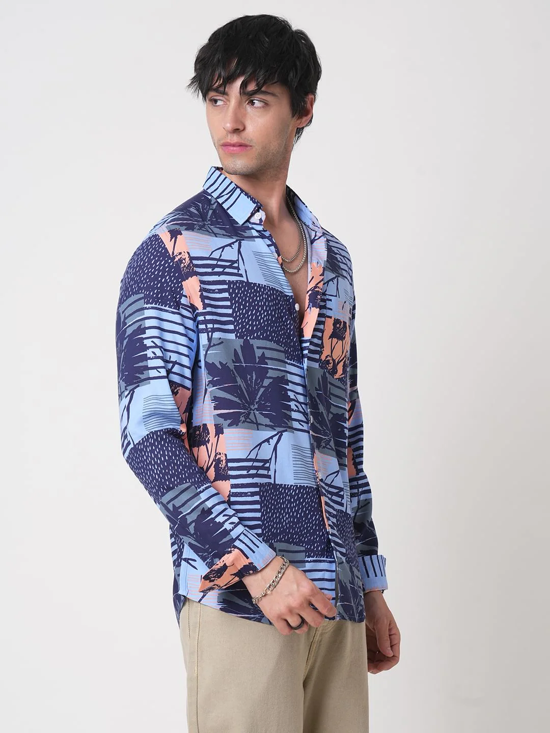 Multicolour Abstract Printed Shirt - Image 6