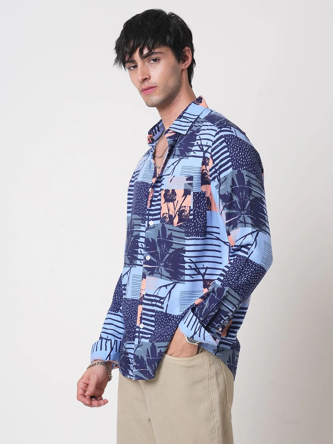 Multicolour Abstract Printed Shirt - Image 7