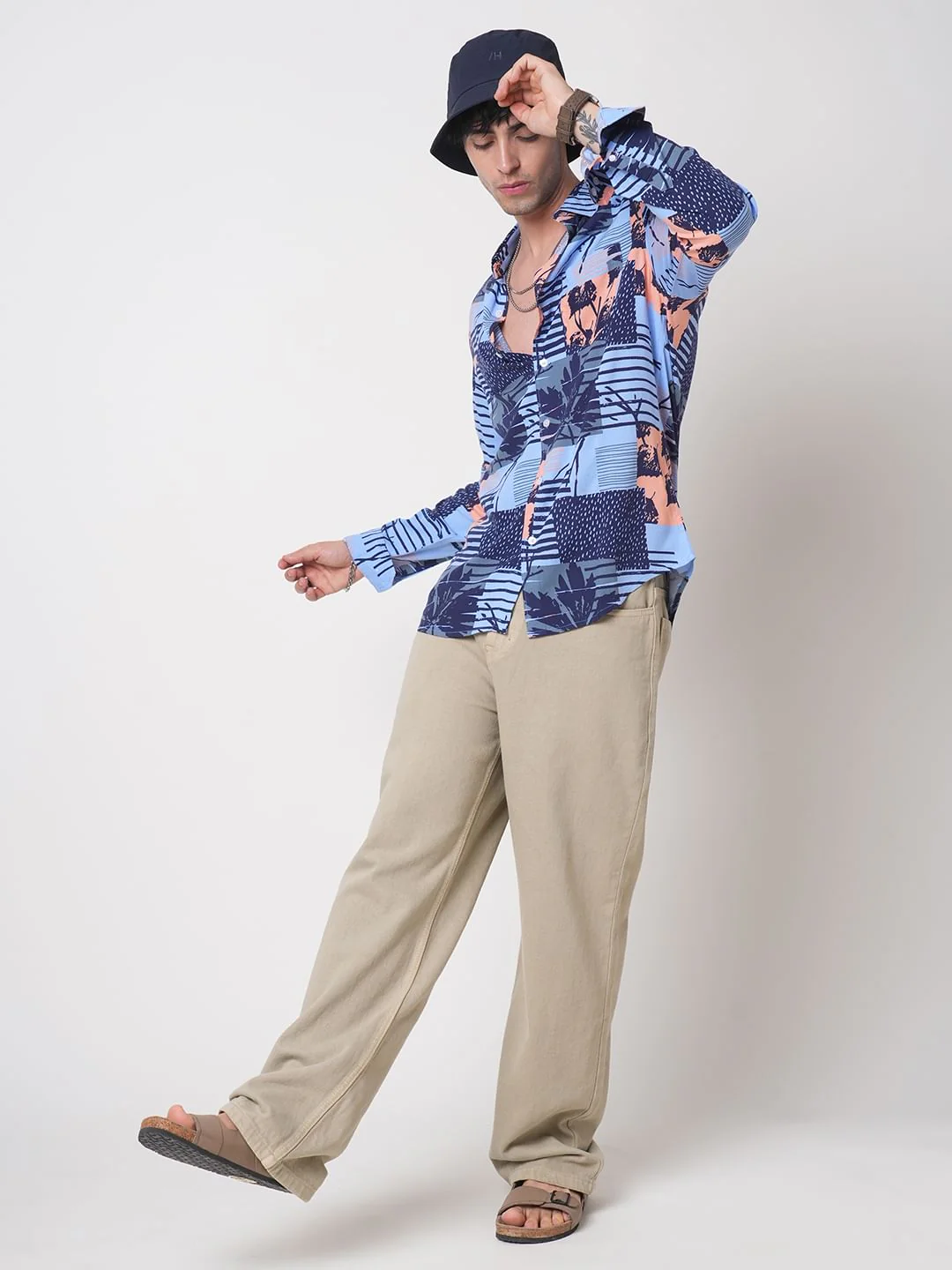 Multicolour Abstract Printed Shirt - Image 9