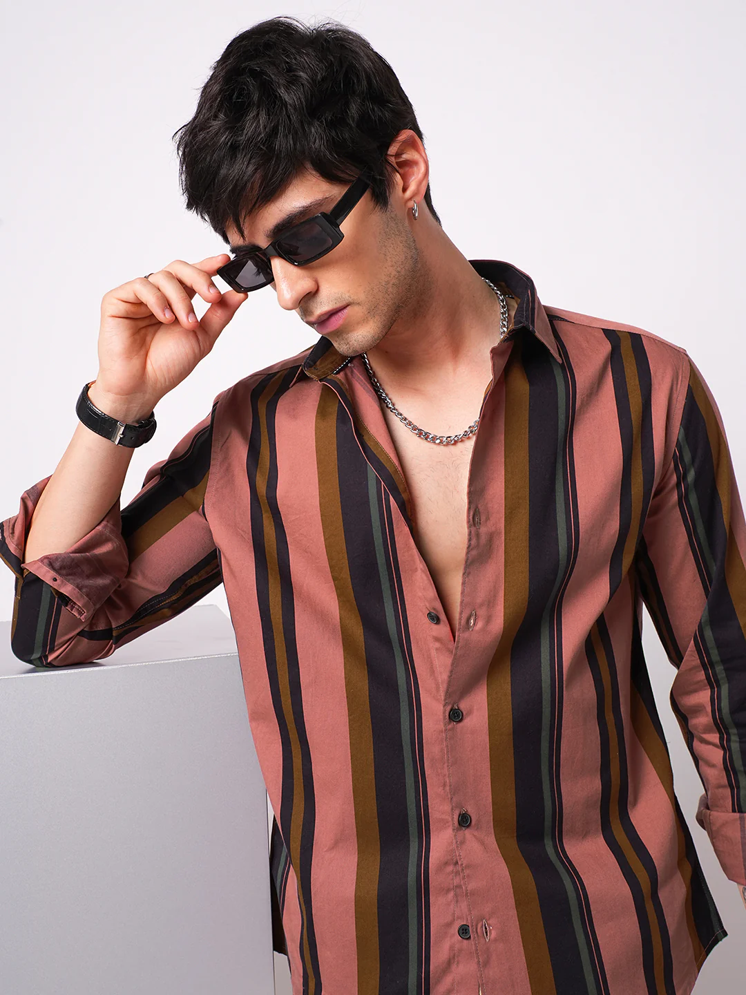 Multicolour Awning Striped Shirt - Image 2