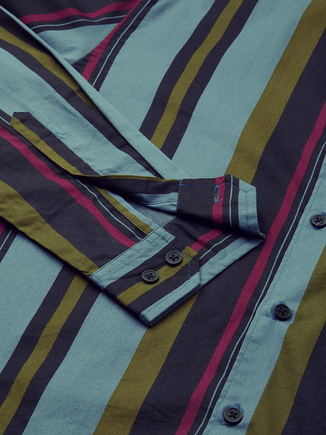 Multicolour Awning Striped Shirt - Image 9