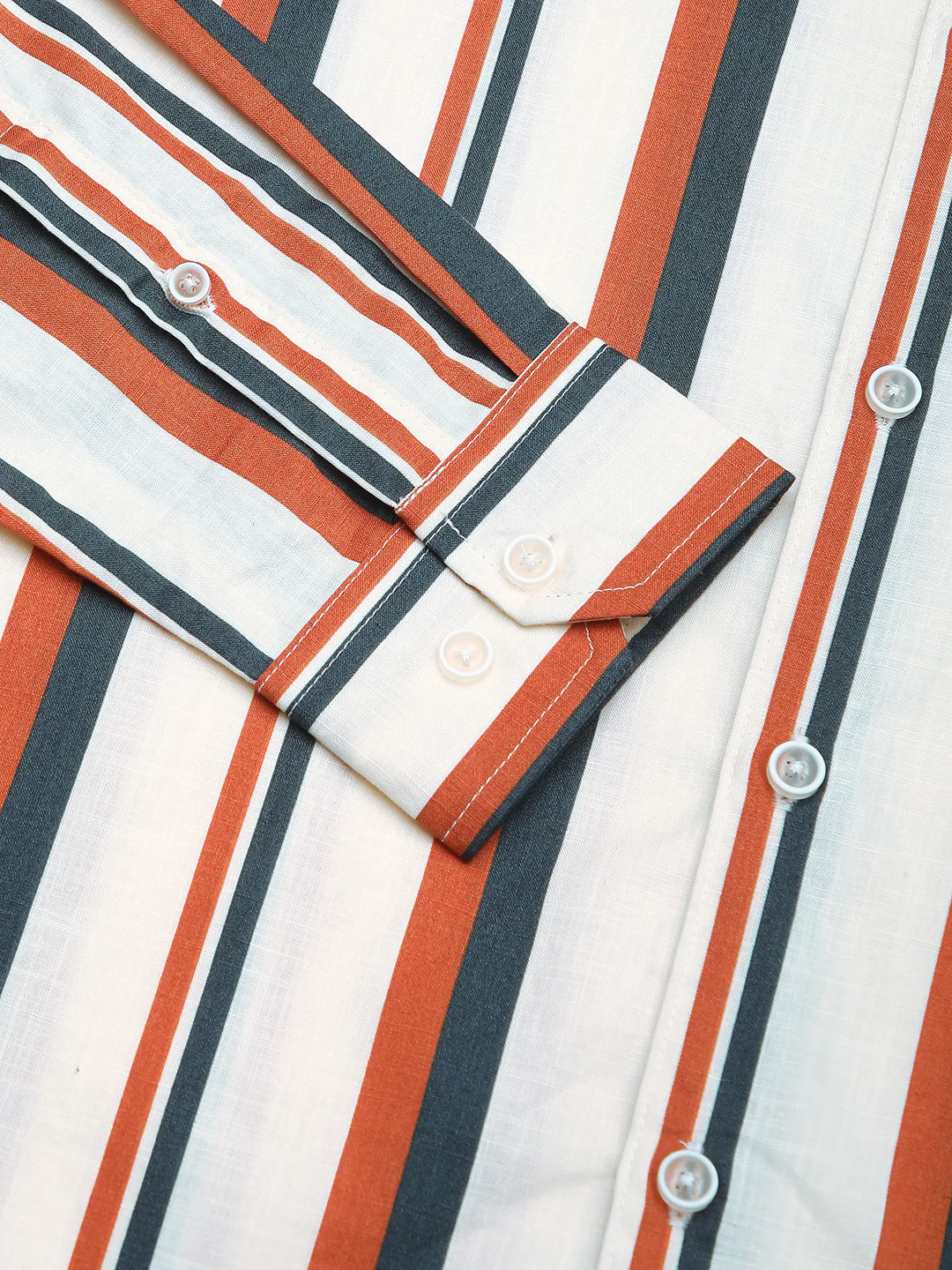 Multicolour Awning Stripes Shirt - Image 8