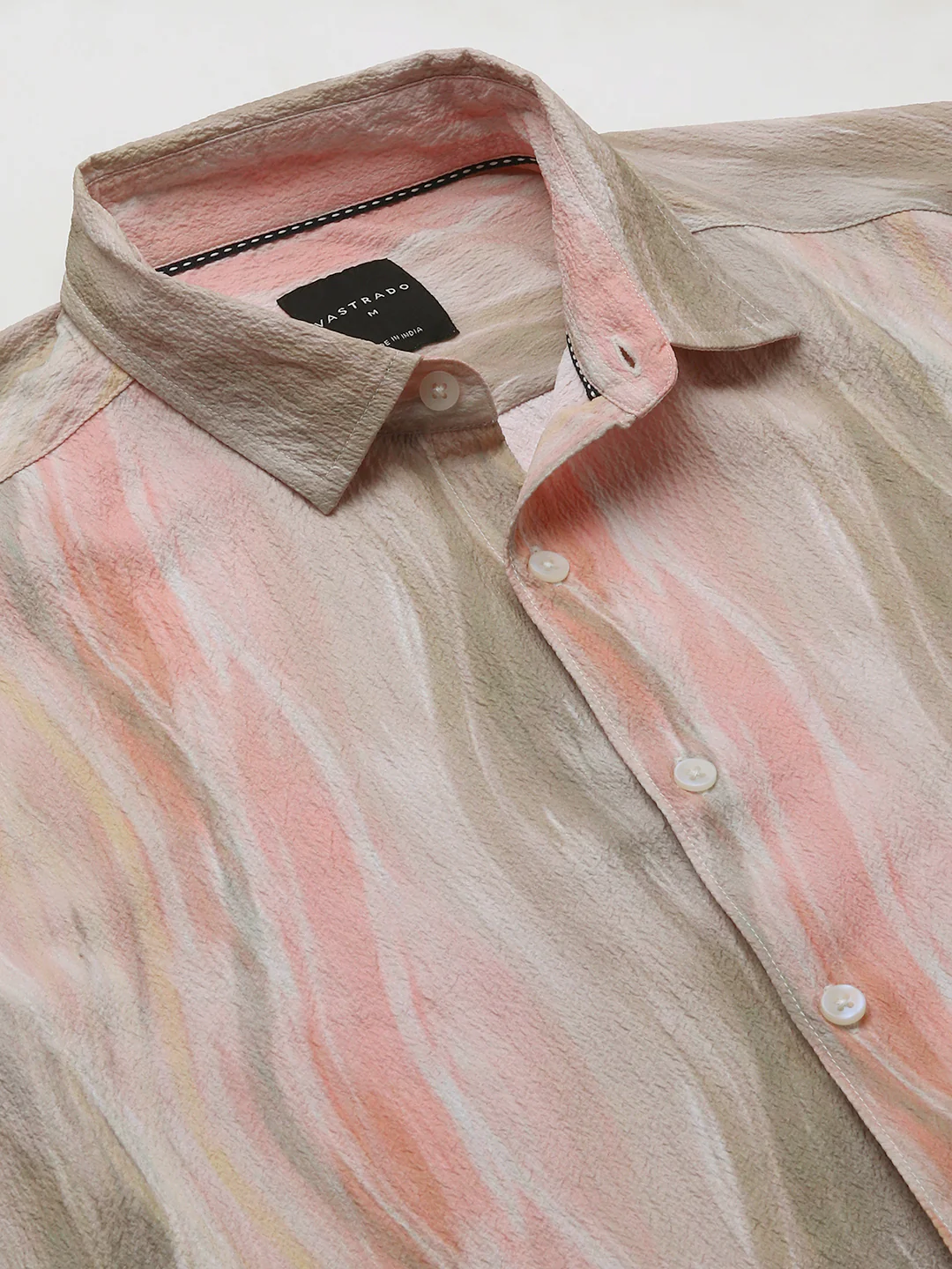 Multicolour Blooming Creased Shirt - Image 3