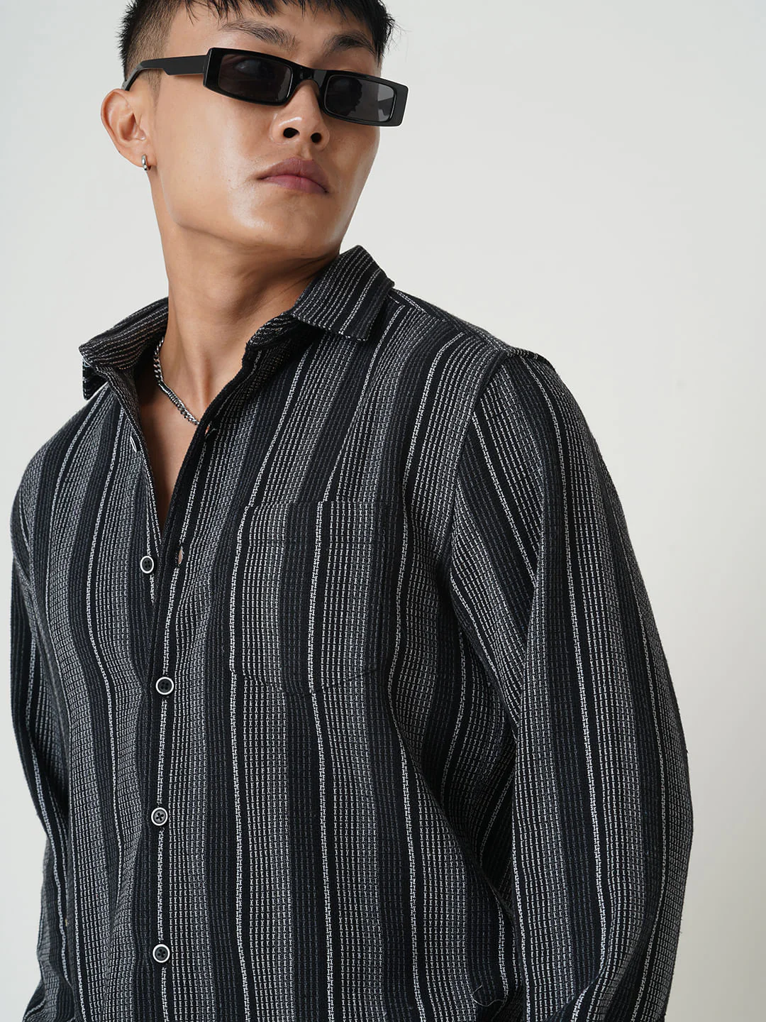 Multicolour Broad Striped Shirt - Image 2