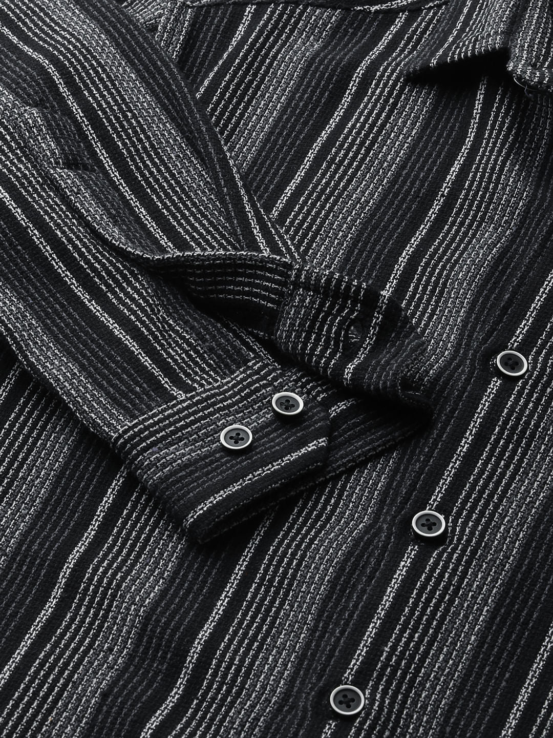 Multicolour Broad Striped Shirt - Image 9