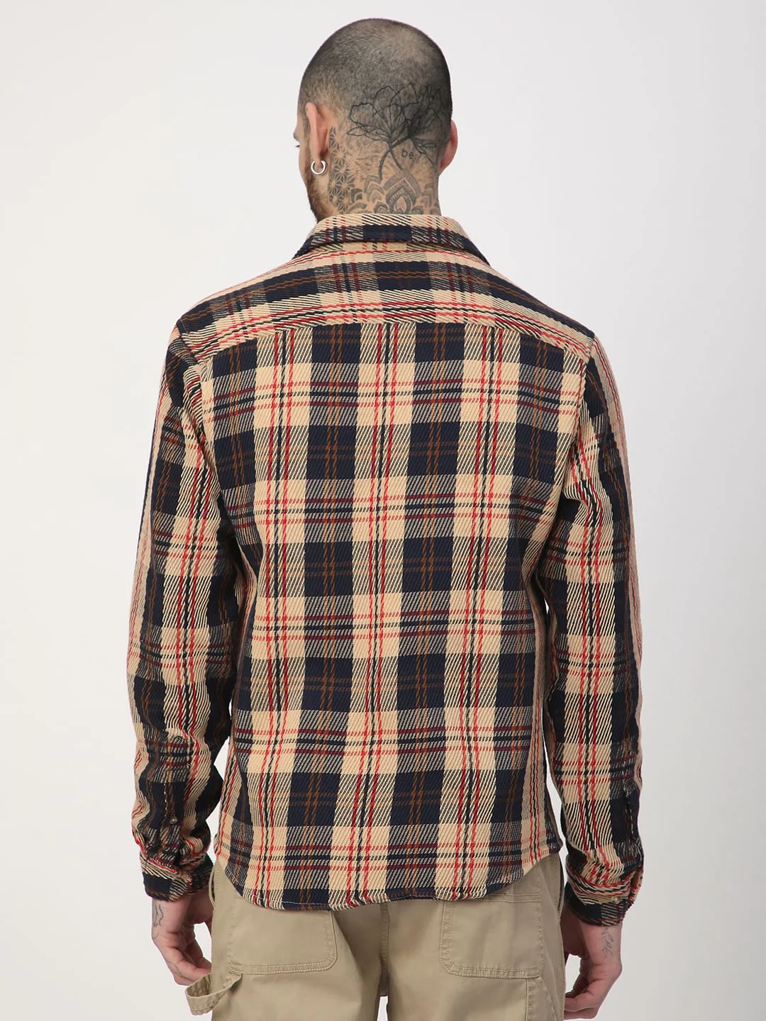 Multicolour Heavy Twill Jacquard Shirt - Image 7