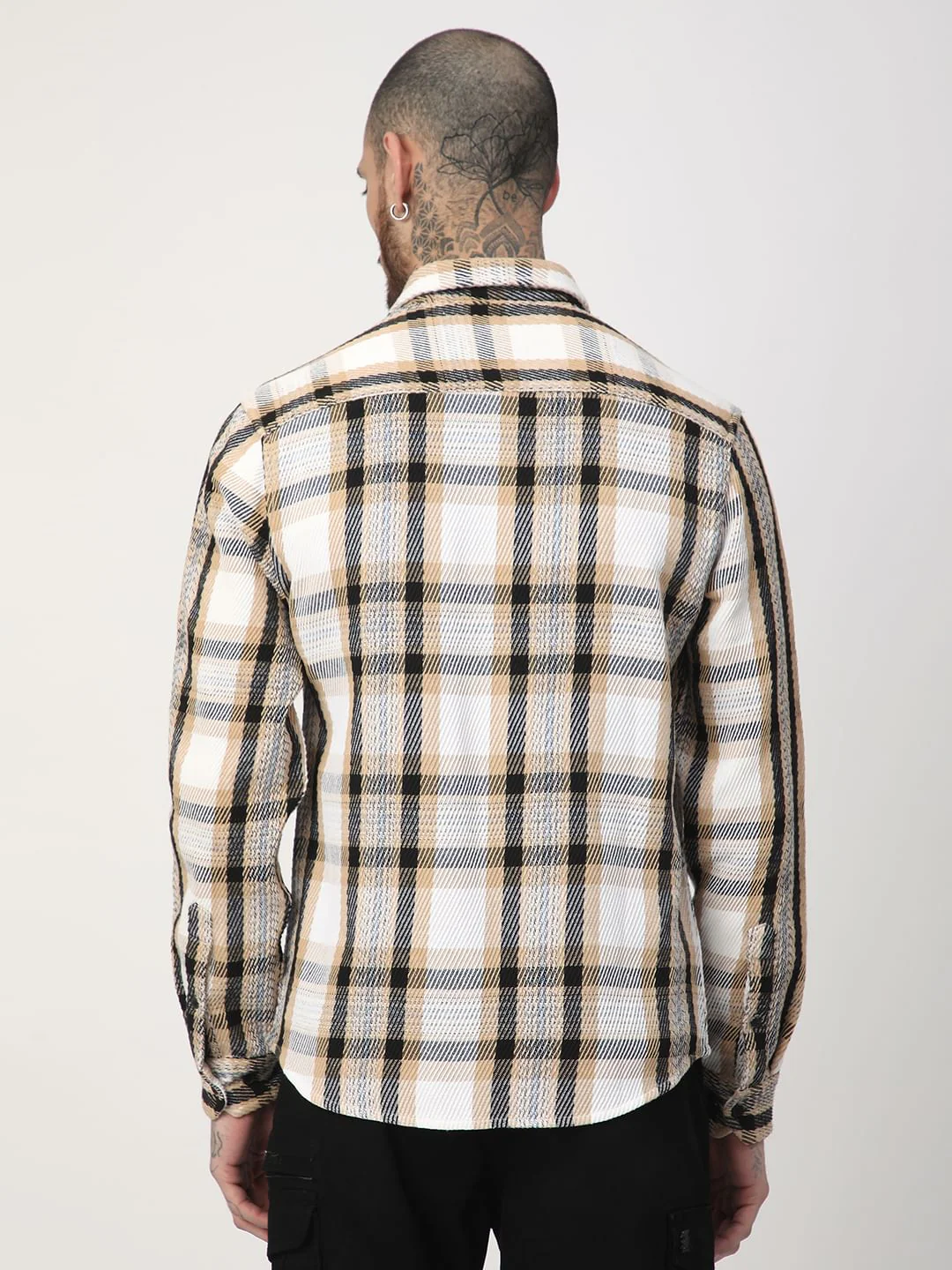 Multicolour Heavy Twill Jacquard Shirt - Image 6