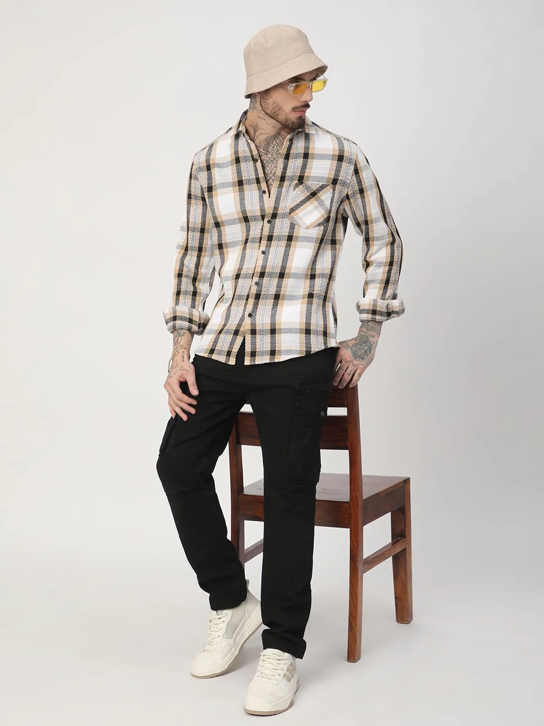 Multicolour Heavy Twill Jacquard Shirt - Image 7