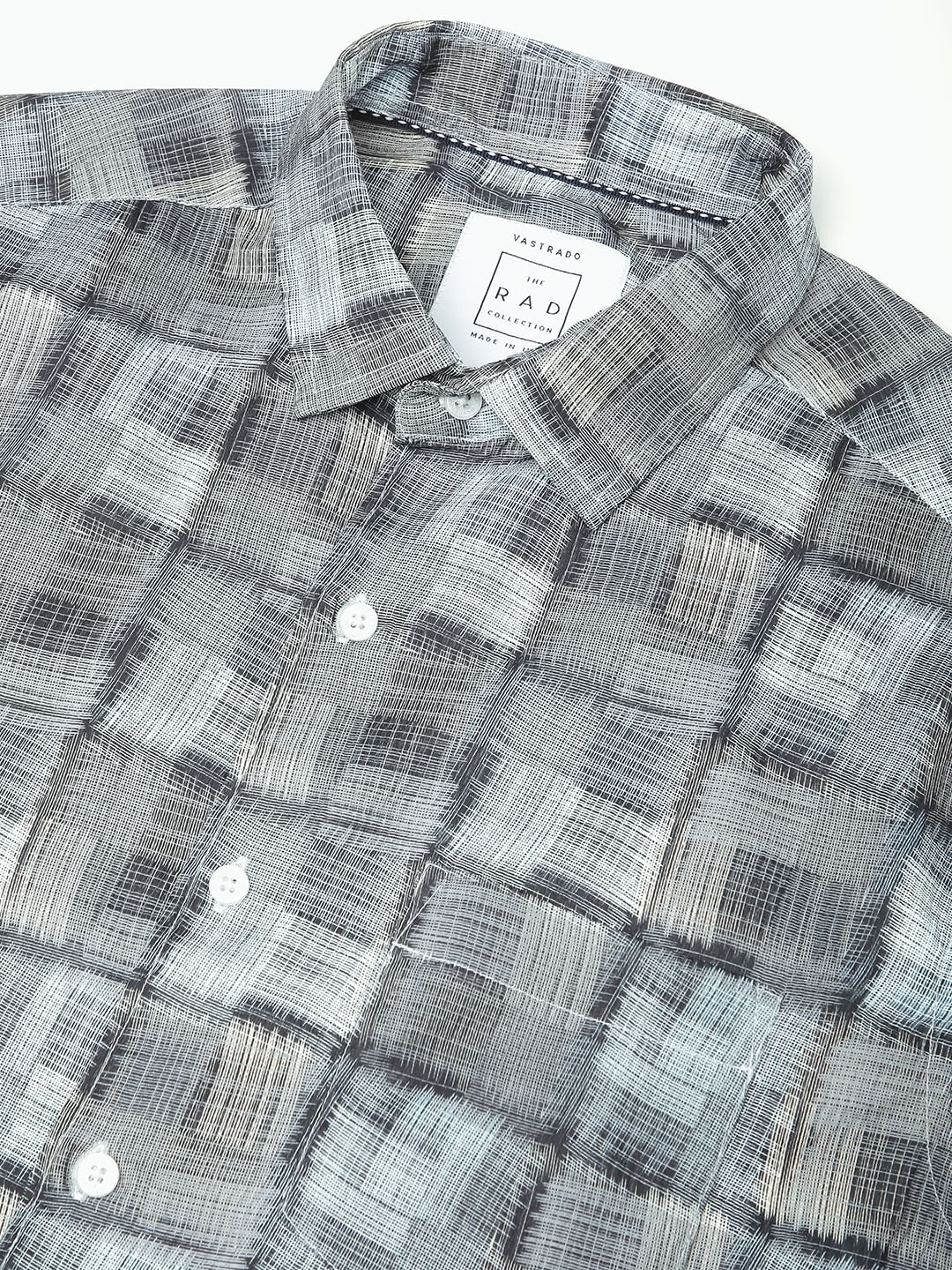 Multicolour Patchwork Textured Shirt - Image 3