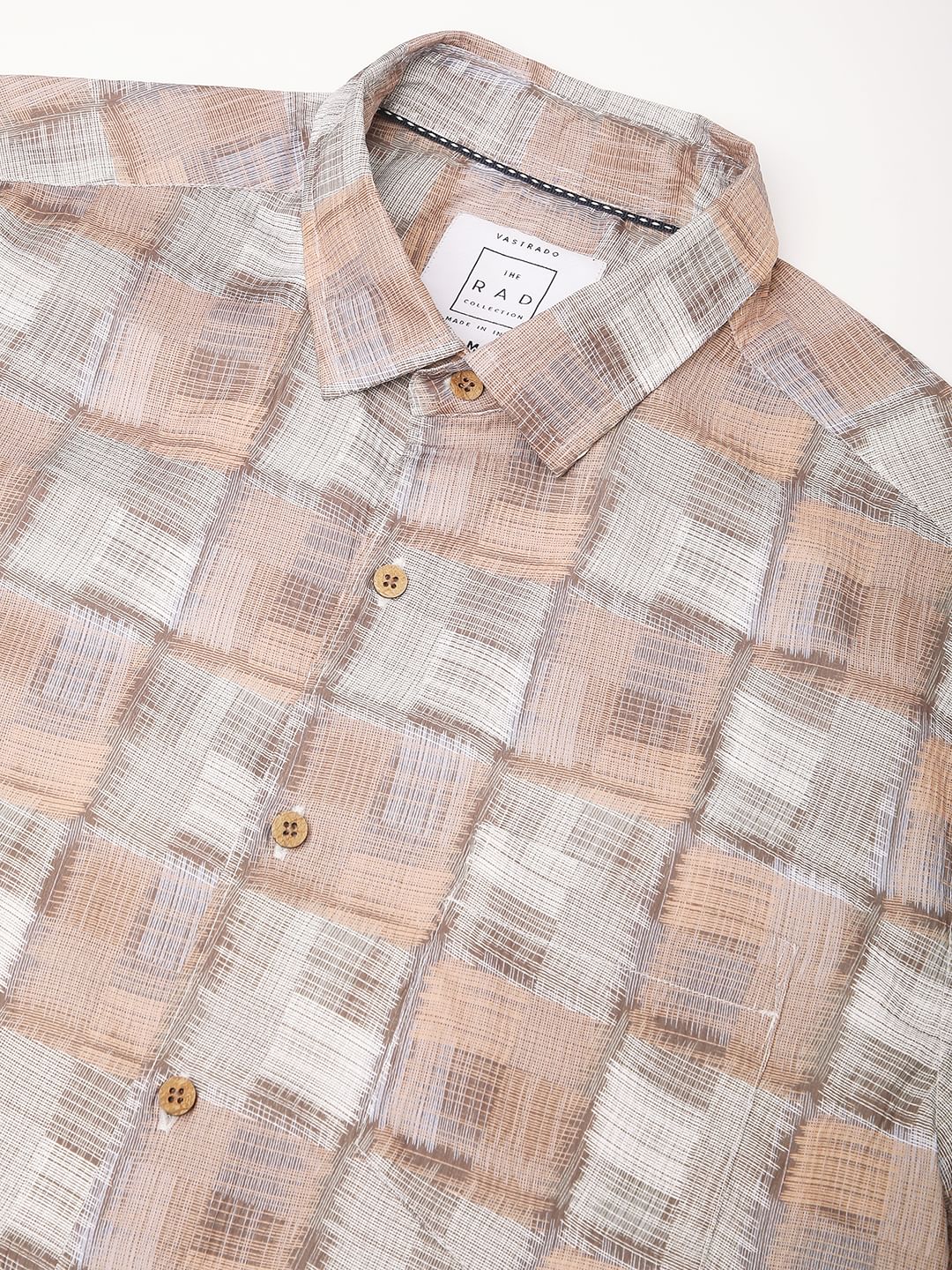Multicolour Patchwork Textured Shirt - Image 3