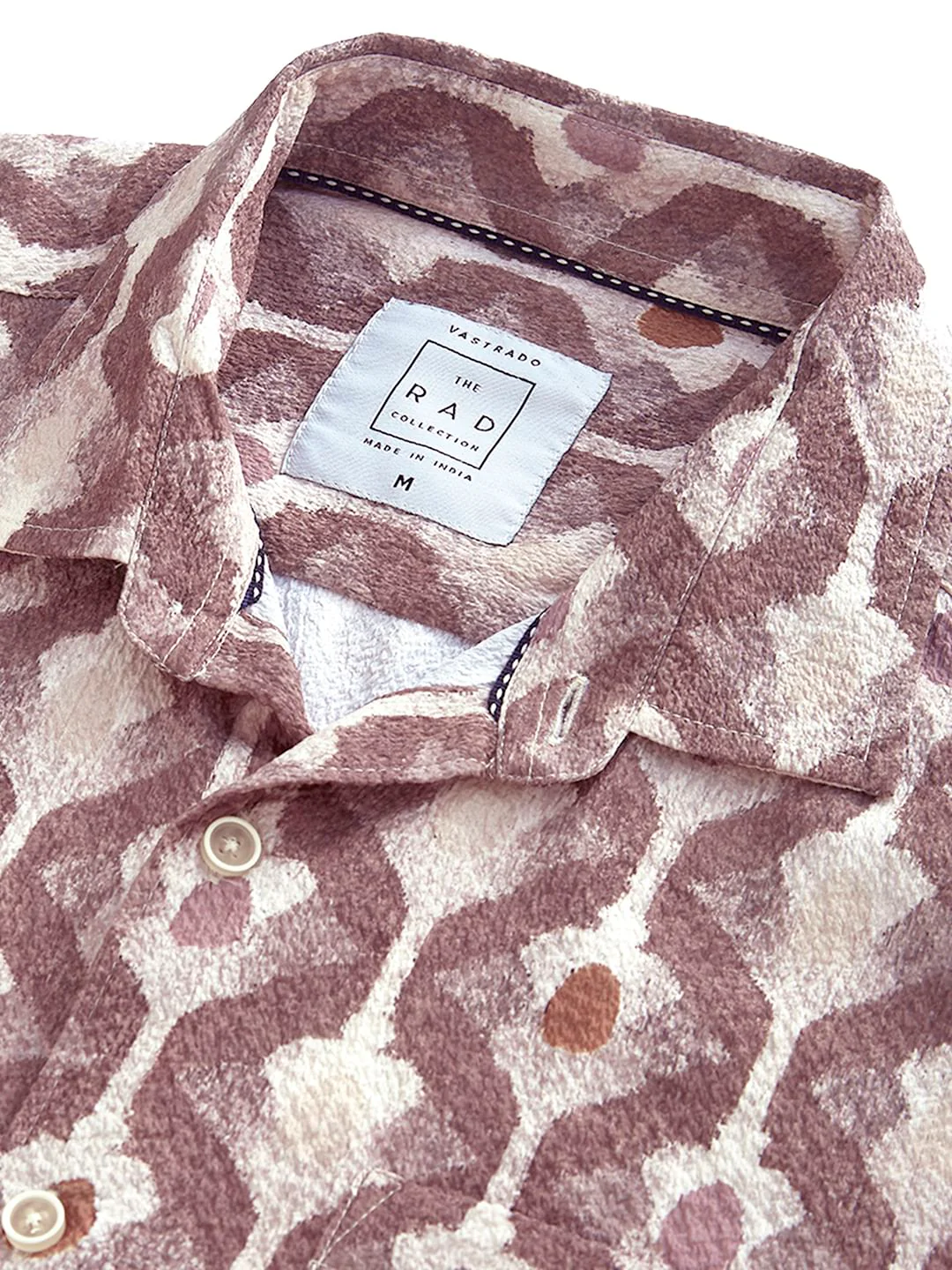Multicolour Printed Crushed Shirt - Image 3