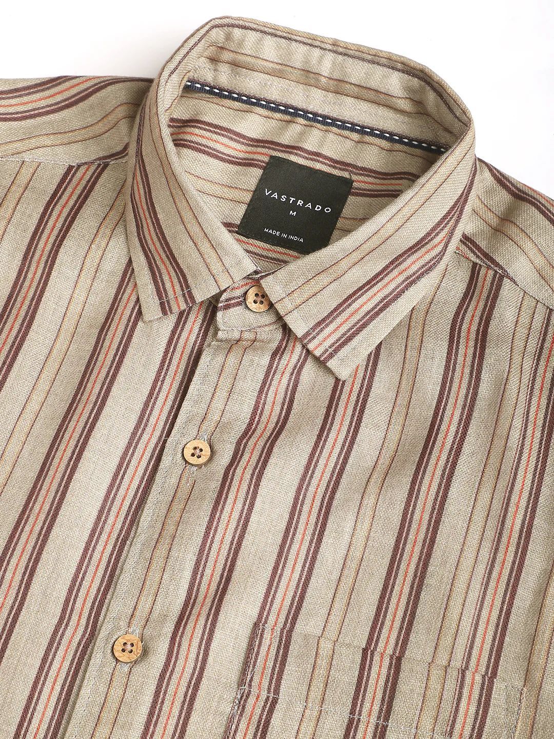 Multicolour Roman Striped Shirt - Image 3