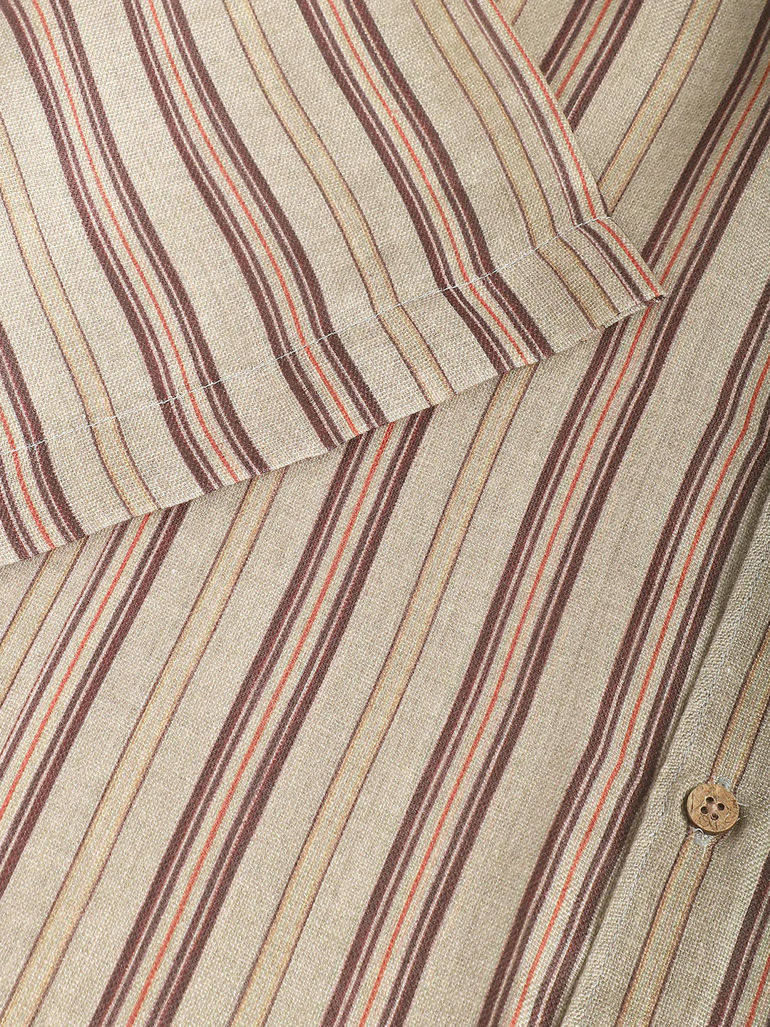 Multicolour Roman Striped Shirt - Image 8