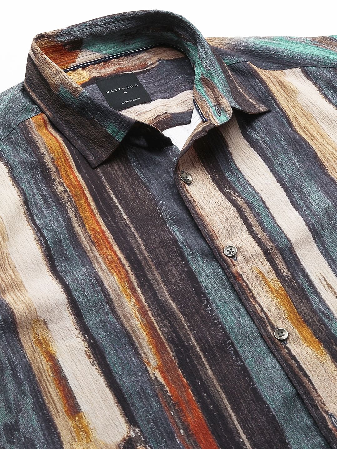 Multicolour Striped Ripple Shirt - Image 3
