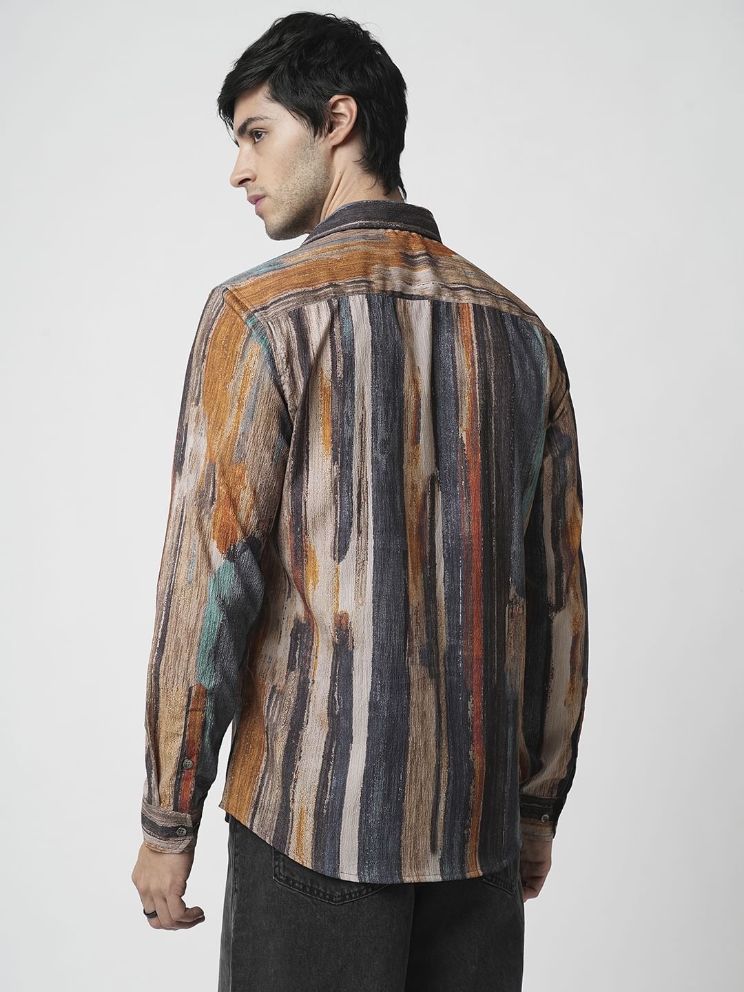 Multicolour Striped Ripple Shirt - Image 6