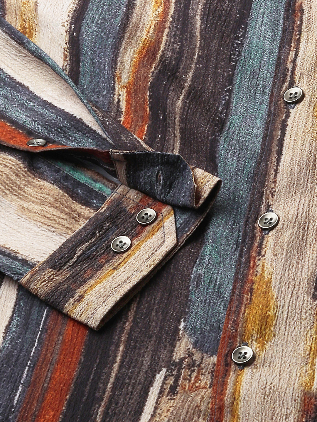 Multicolour Striped Ripple Shirt - Image 8