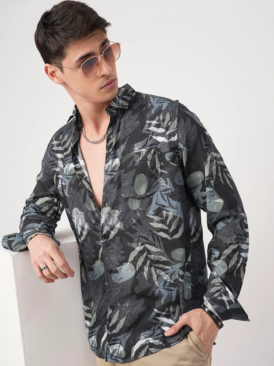Multicolour Tropical Printed Shirt - Image 2