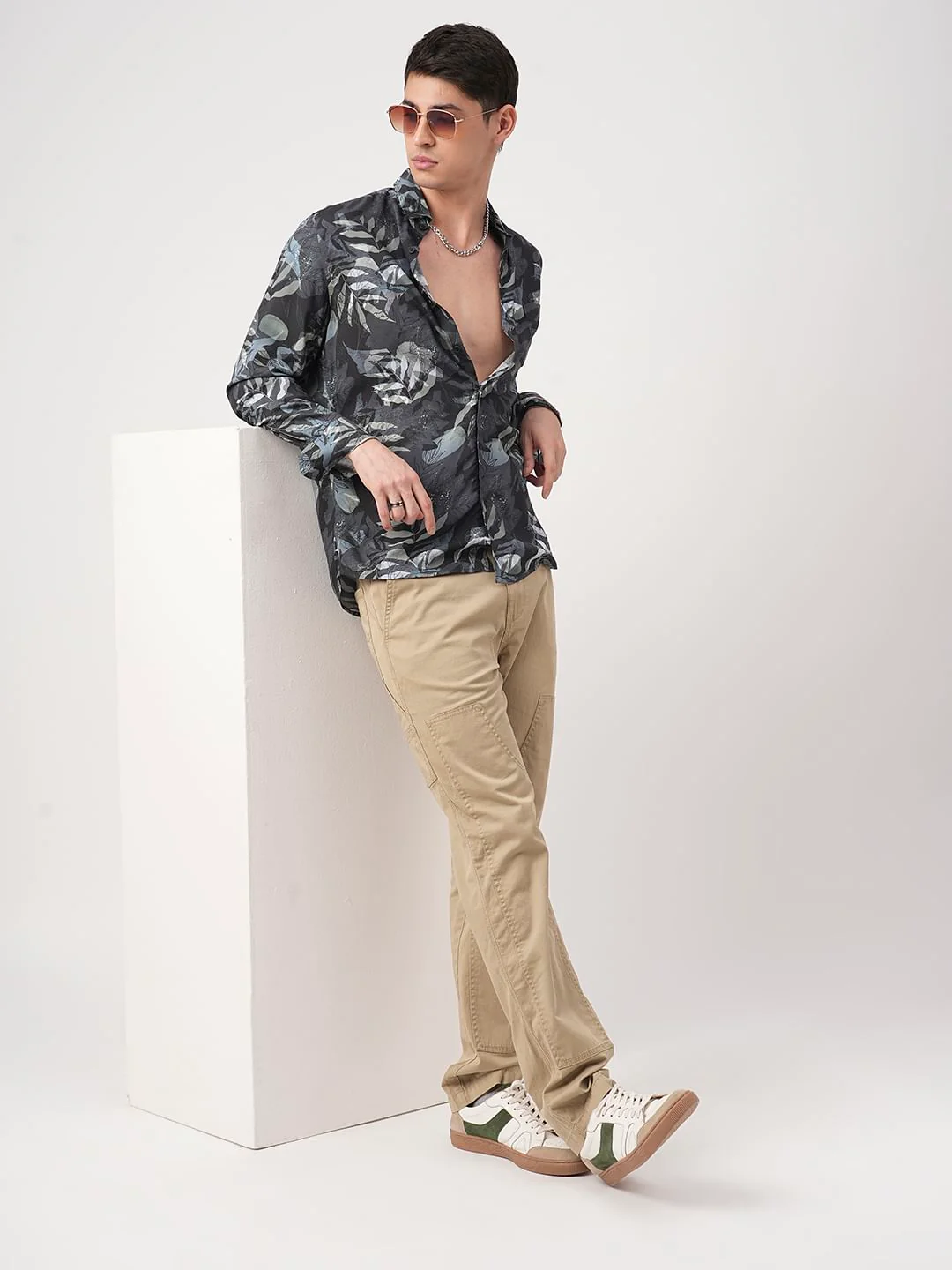 Multicolour Tropical Printed Shirt - Image 7