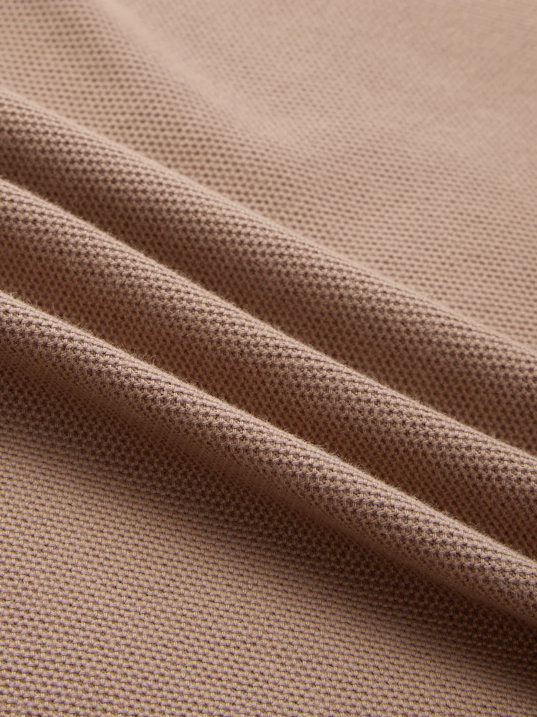Natural Khaki Soft Weave Knit Shirt - Image 8
