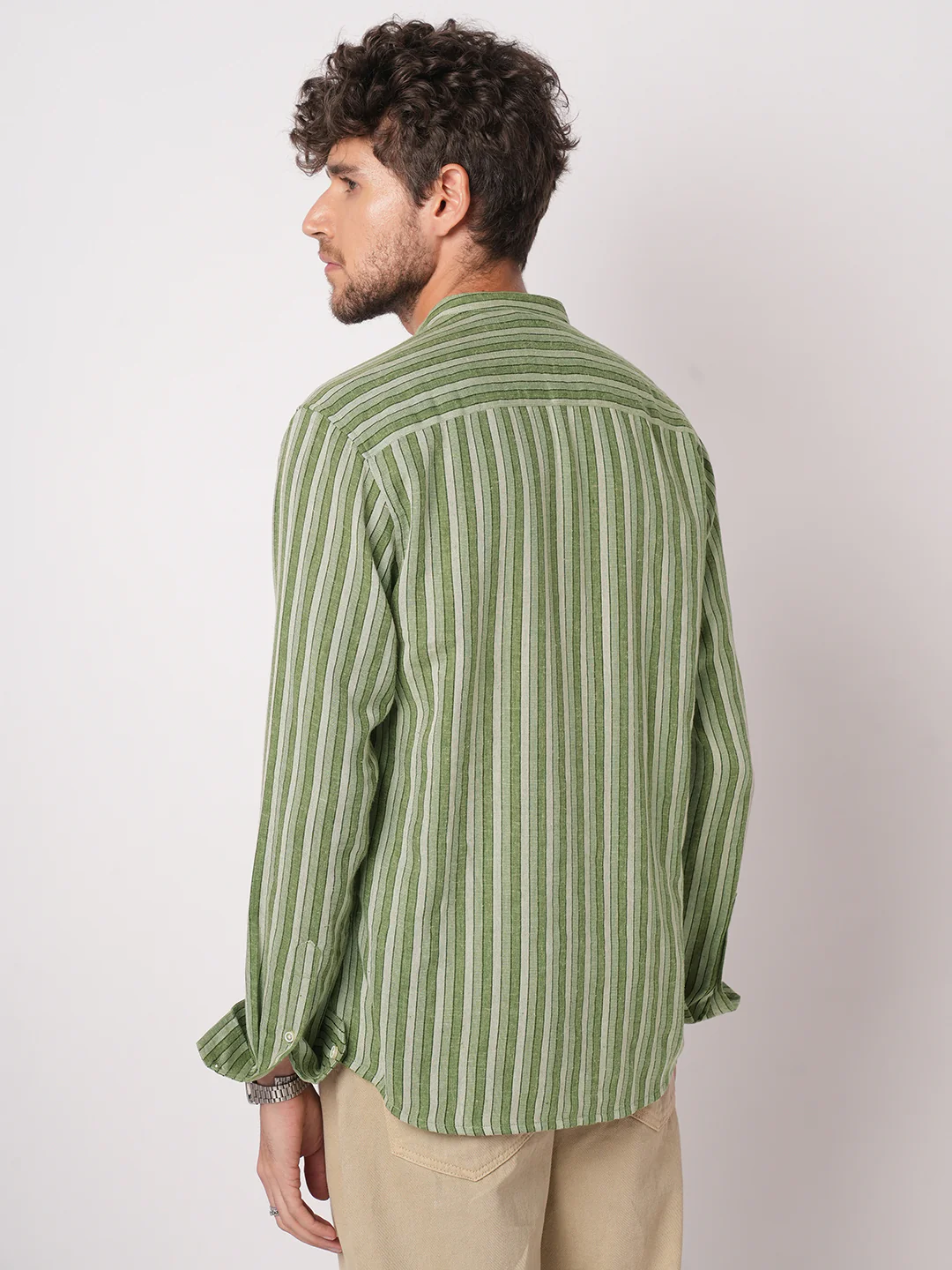 Nature Vibes Awning Stripe Kurta - Image 6
