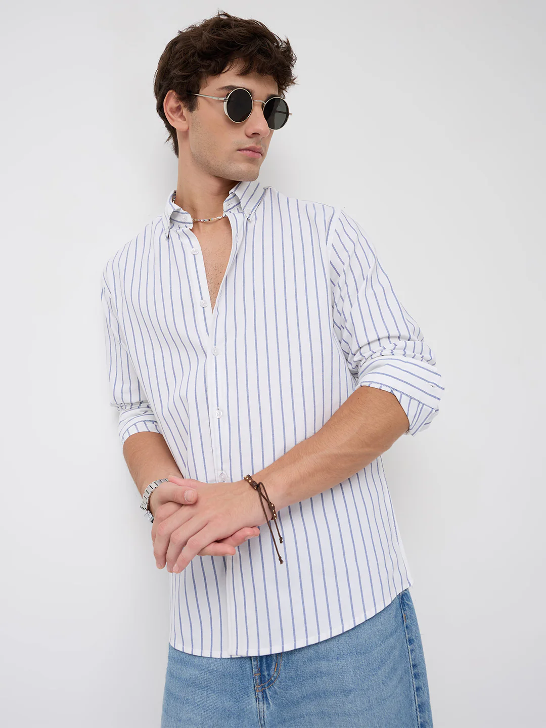 Nautical Line Oxford Summer Shirt - Image 2
