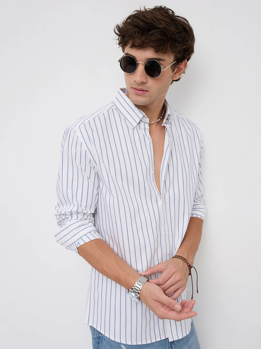 Nautical Line Oxford Summer Shirt - Image 4