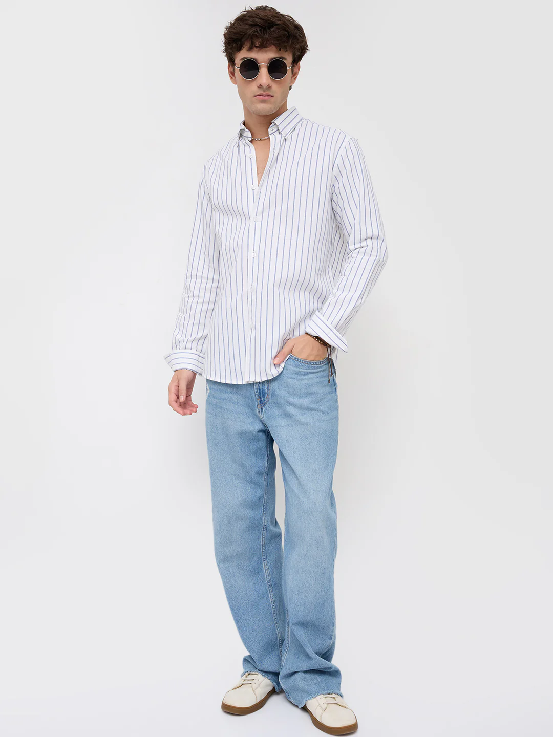 Nautical Line Oxford Summer Shirt - Image 8