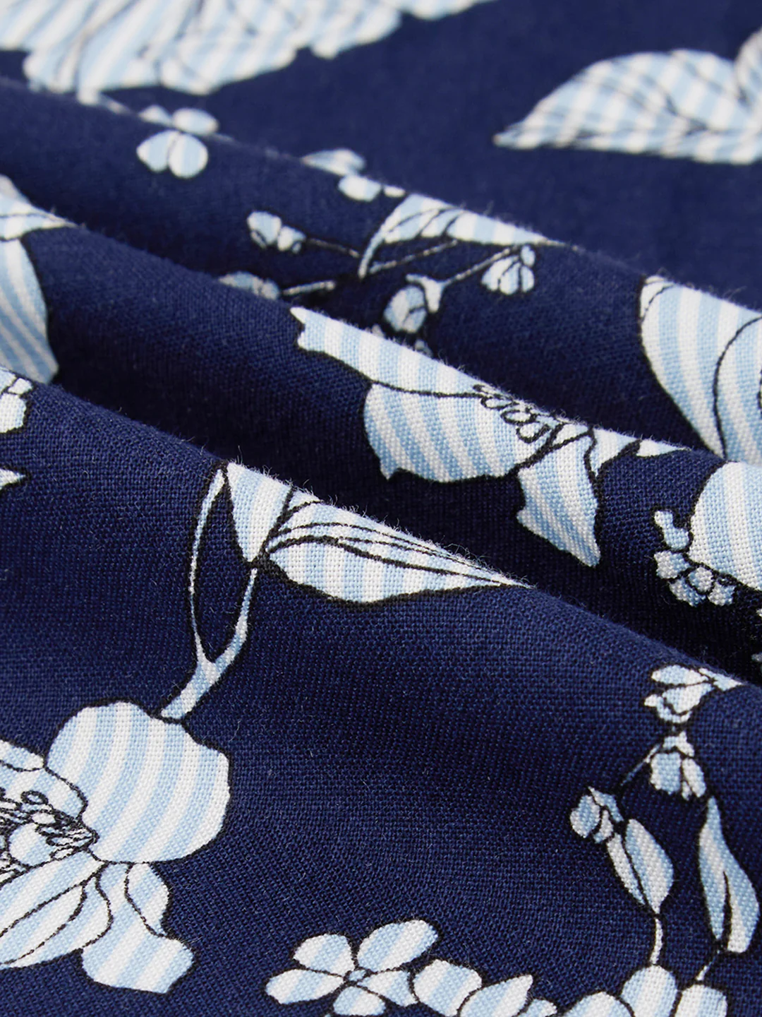 Navy Floral Escape Holiday Shirt - Image 8